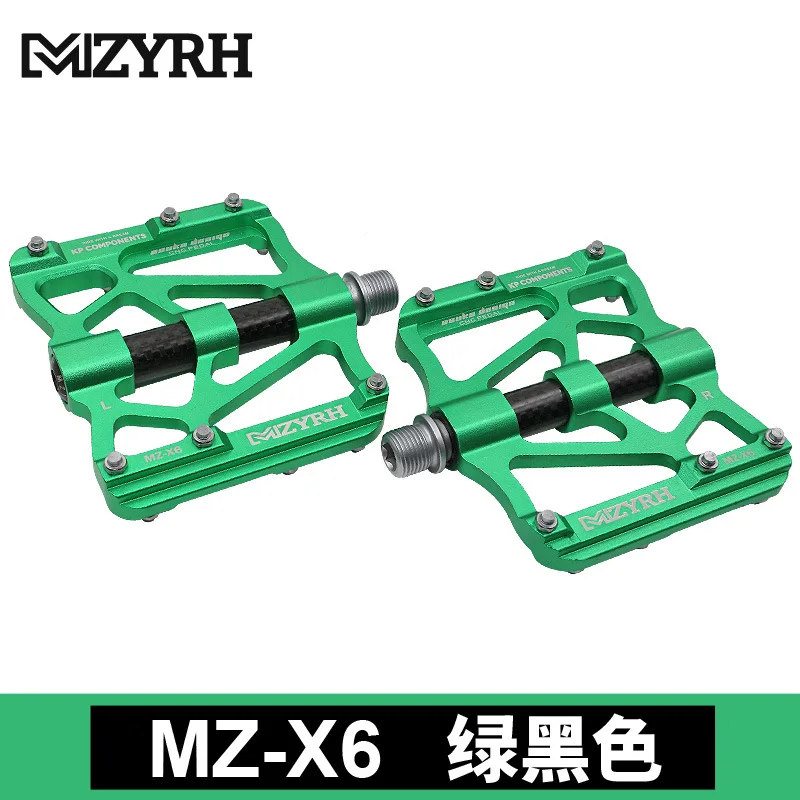 

2021 ultralight bicycle pedal high-strength CNC aluminum alloy riding pedal carbon fiber sealed 3bearing mtb mountain bike pedal