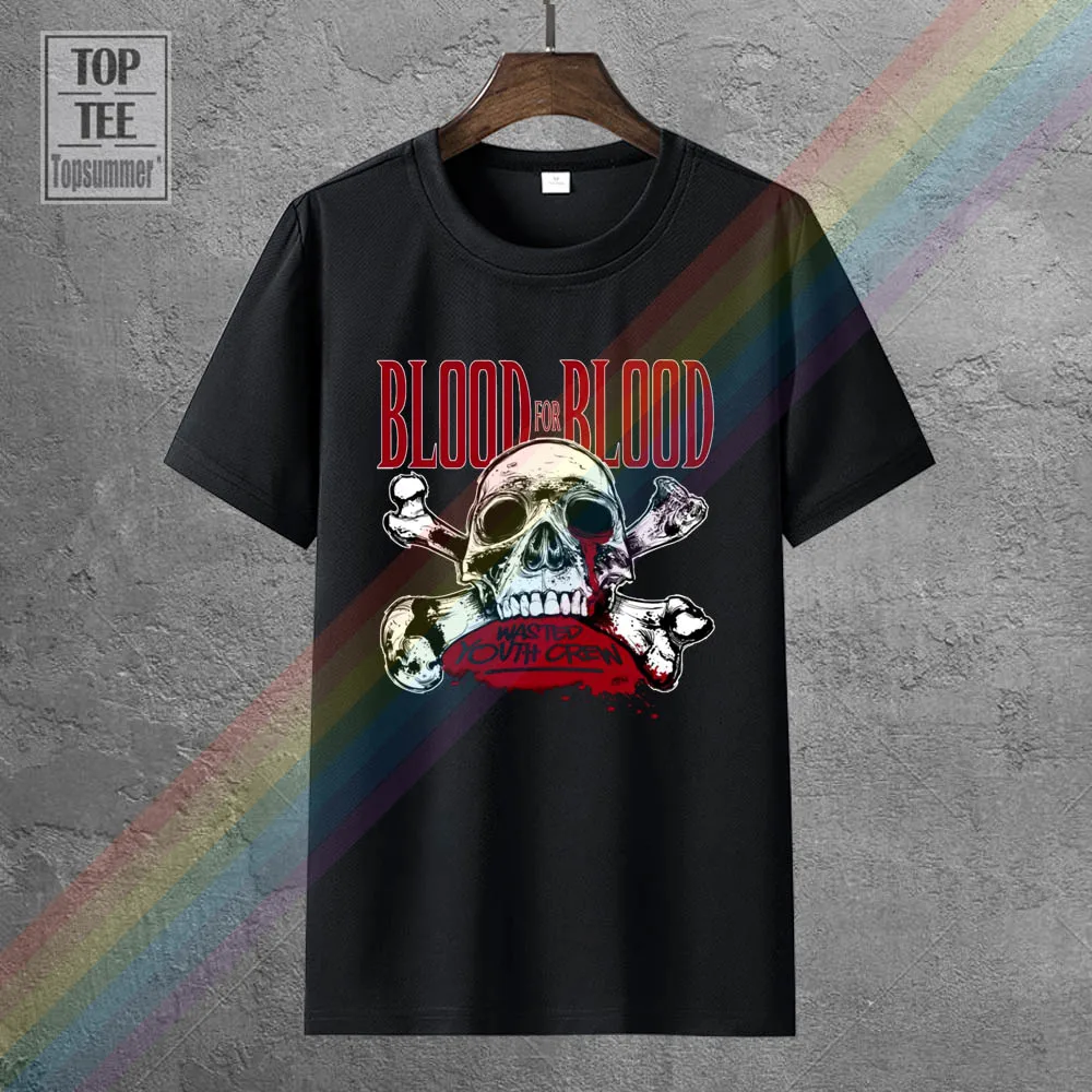 

New Popular Blood For Blood Hardcore Punk Band Men'S Black T Shirt Size S 4Xl