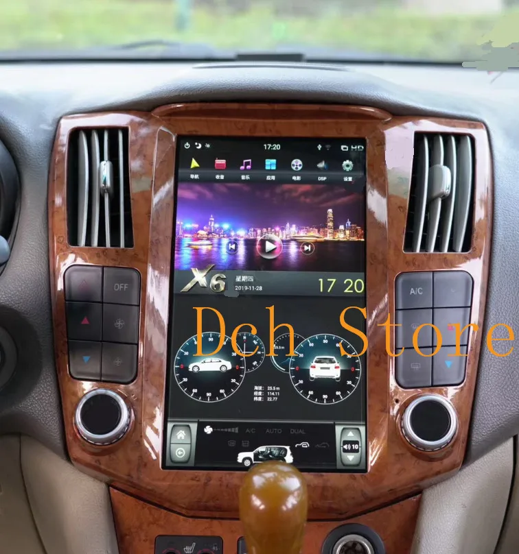 11 8 ''tesla style Android 9 0 автомобильный DVD плеер GPS для Lexus RX RX300 RX350 RX400 2004 2007 навигация
