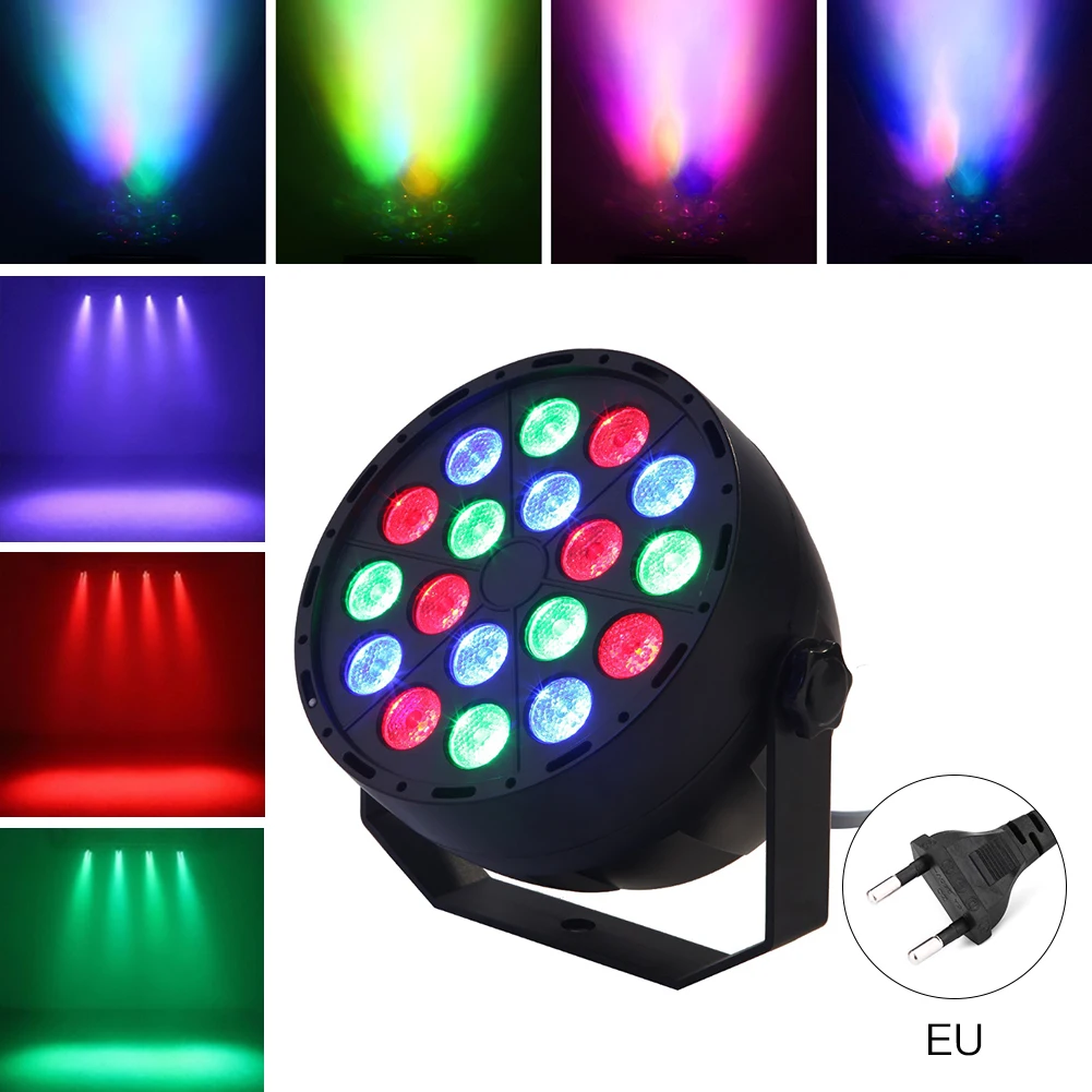 

Сцсветильник светильник Par Light 18 LED RGBW, освещение DMX 512 для клуба, дискотеки, вечеринки, дневное освещение для свадьбы, DJ