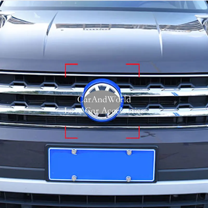 Для VW Volkswagen Teramont Atlas 2017-2020 передняя решетка логотип рамка отделка Автомобильный