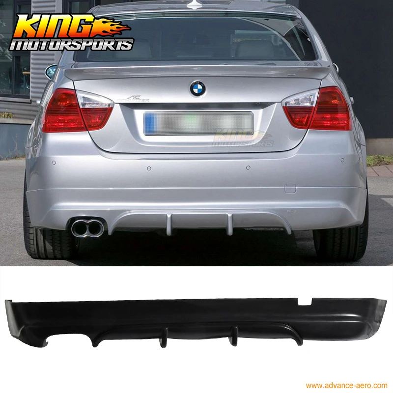 Подходит для 05 12 06 08 BMW E90 3 Series 4Dr Sedan задний бампер спойлер Bodykit уретан Global