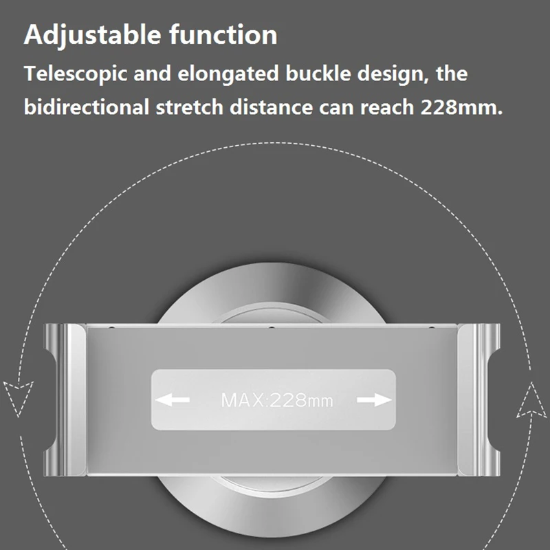 Comprare JIUSHARK Supporto Laptop Per Scrivania Del Telefono Di Alluminio Supporti Tablet Per 12 Pollici E Al Di Sotto Del Computer Telescopica Regolabile Fibbia Holder
