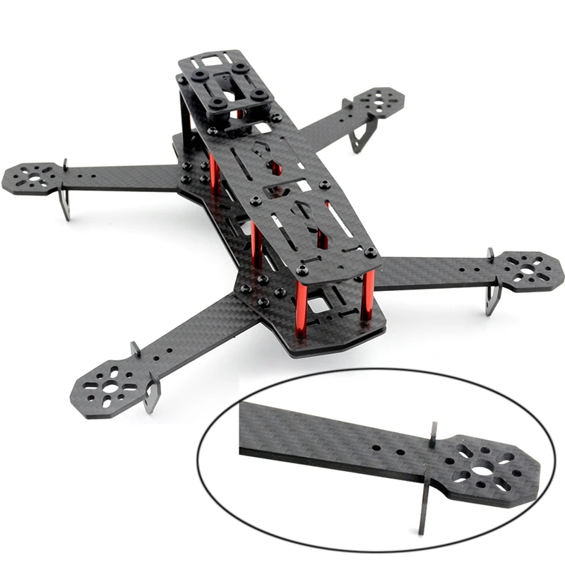 for Qav250 Quadcopter Zmr250 3K Carbon Fiber 4 Axis 250MM FPV 250 Mini Frame | Электроника