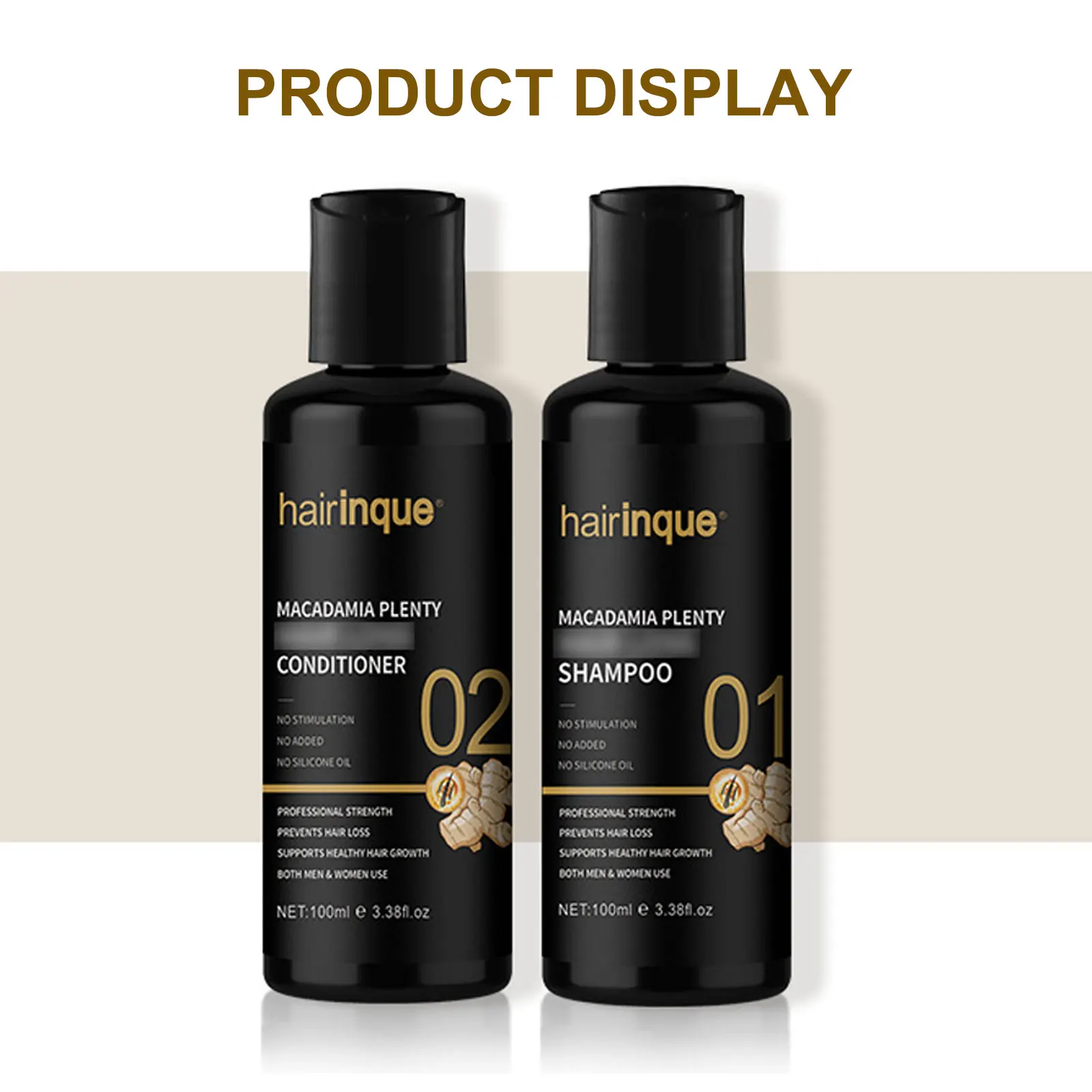 

Hair Growth Shampoo Conditioner Gift Set Thickener Anti Hair Loss Care Products Grow Hair Regrowth Treatment Serum Oil Men Women