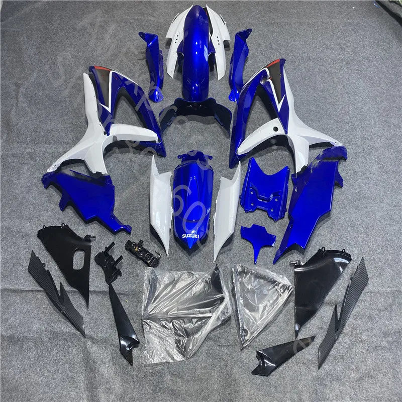 Мотоциклетный комплект обтекателей для suzuki injection gsxr 600 750 08-10 синие черные белые