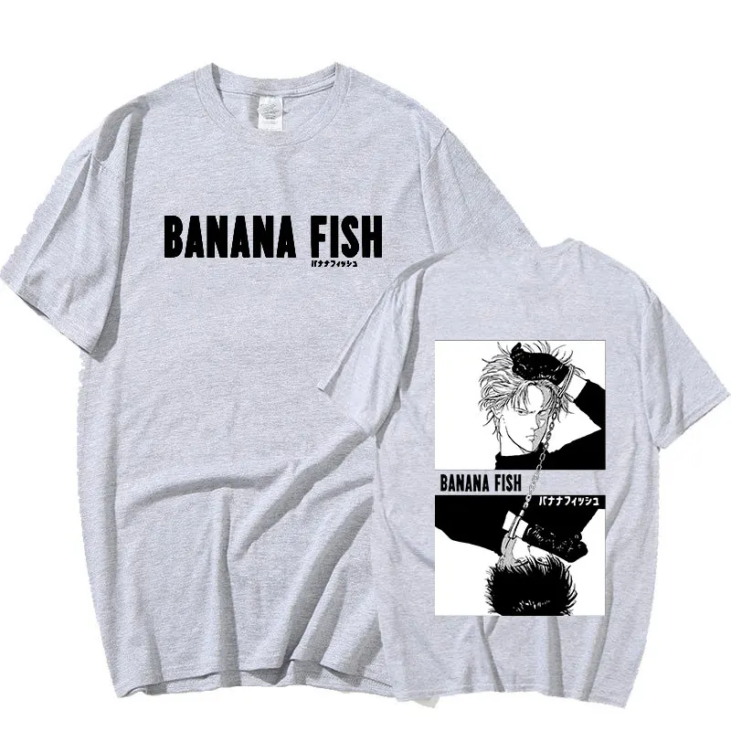 Футболка унисекс в стиле японского аниме свободная уличная одежда Харадзюку