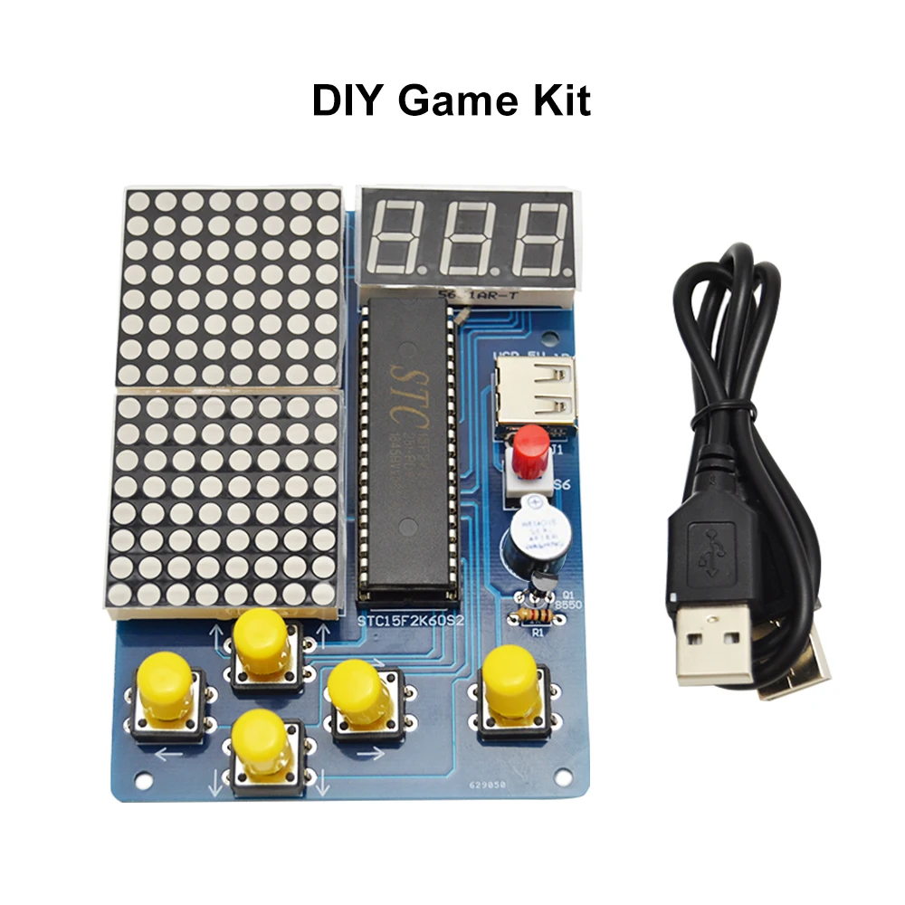 DIY Игровой Набор Ретро Классический электронный комплект для пайки, тетрис/змея/Самолет/гонки с чехлом