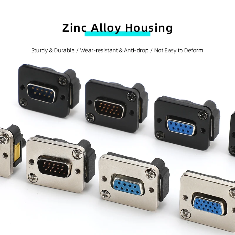 Адаптер AVSSZ DB15 VGA Папа-мама Блокируемый штекер 15-контактный модуль клеммы