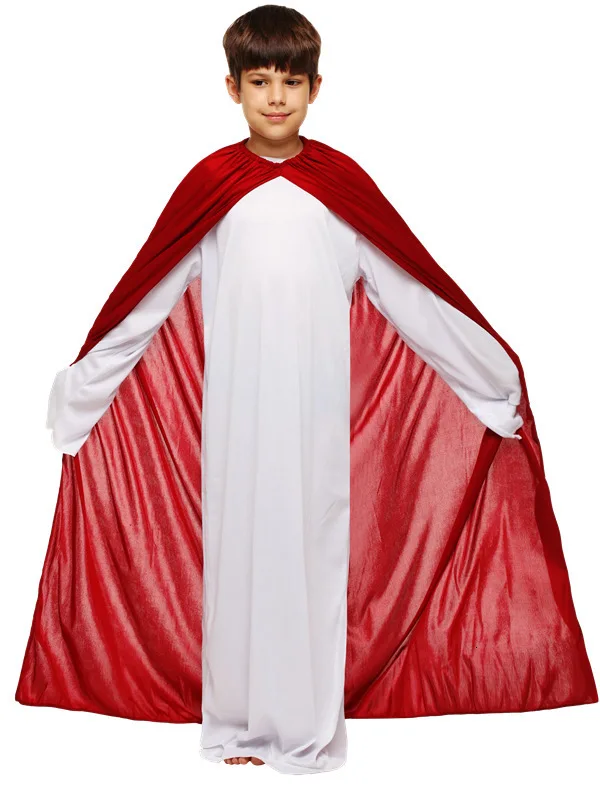 

Children jesus cosplay carnival attire stage performance attire purim Roman children attire father godfather costume