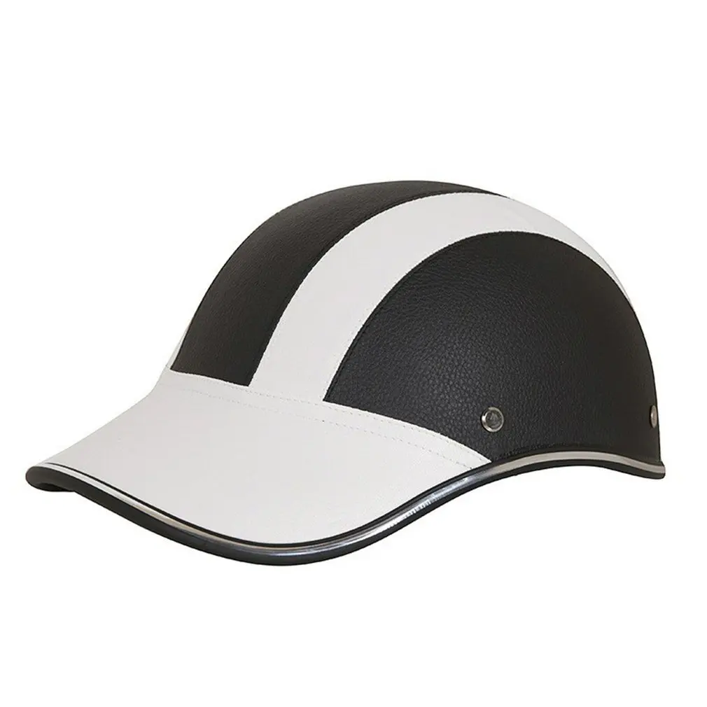 

Baseball Style Motorcycle Half Helmet Safety Hard Hat For Cafe Racer Chopper Scooter Half Face Vintage Summer
