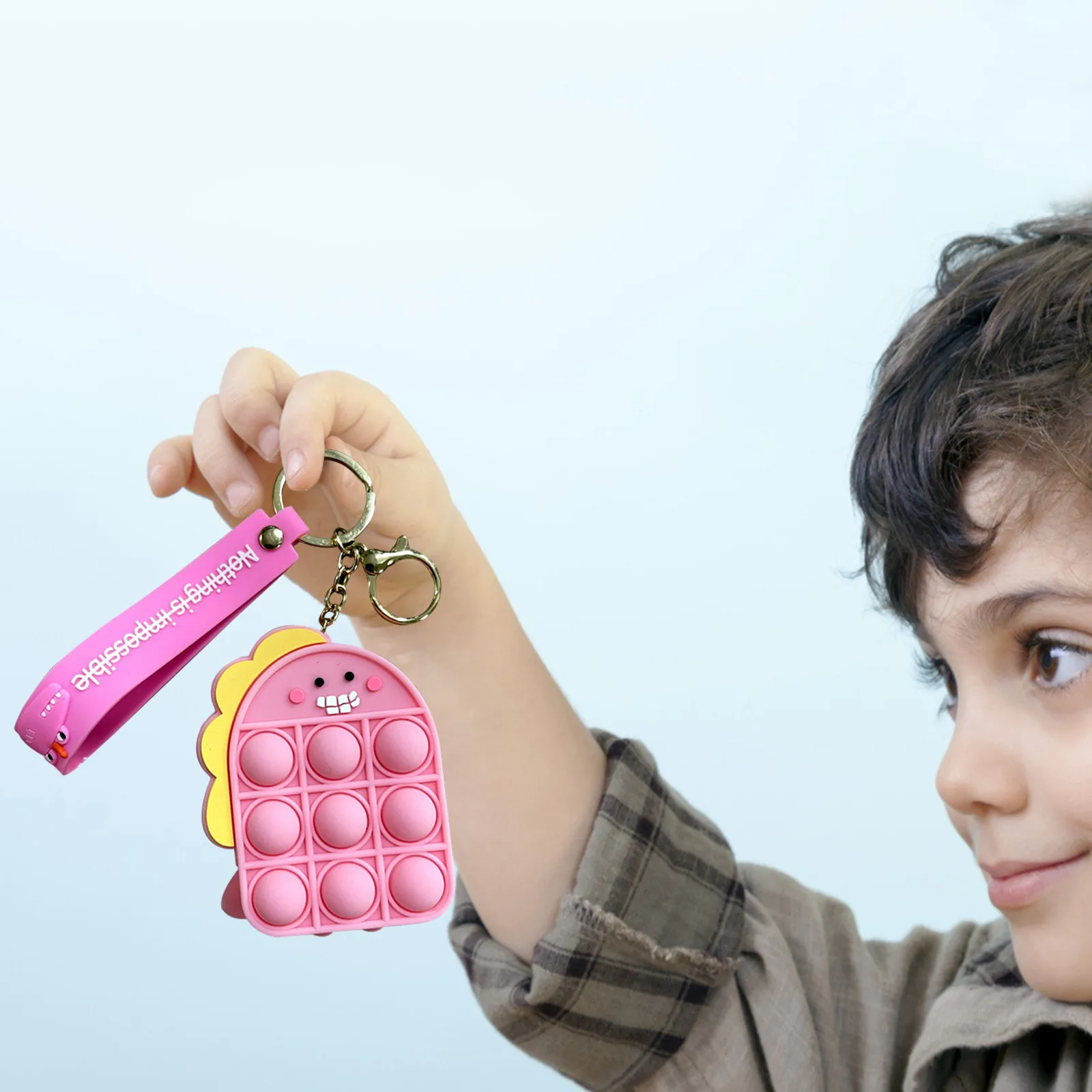 Фиджет-брелок кошелек для монет коробка хранения пузырьков на кончик пальца |