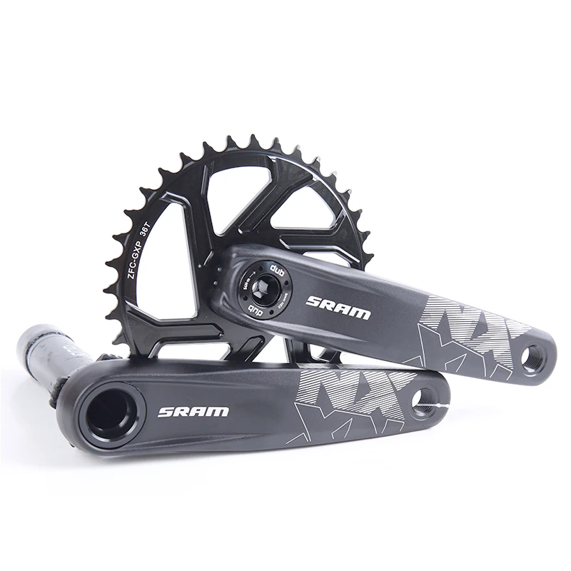 

SRAM NX EAGLE No BB STYLO DUB 1X12 12 Скоростей горный велосипед кривошипная система 30/34/36T 170/175 мм алюминиевая стальная цепь колесо велосипед часть