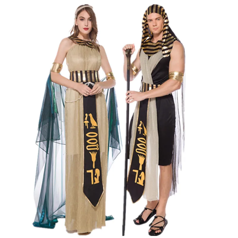 Костюм для взрослых на Хэллоуин древний египетский фараон Королевский принц