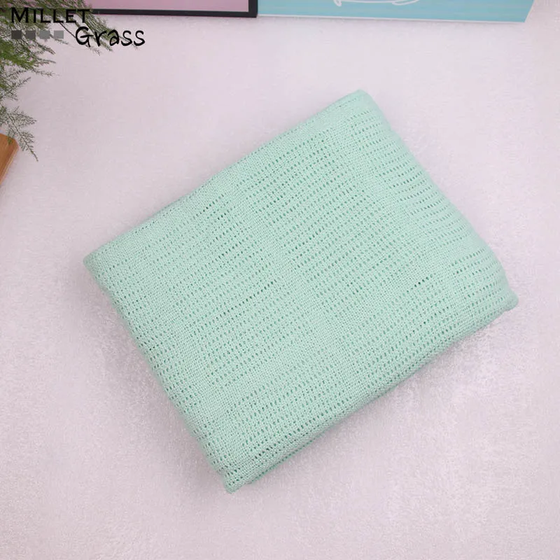 Летнее одеяло для новорожденных 100% хлопок кровати дивана путешествий автомобиля