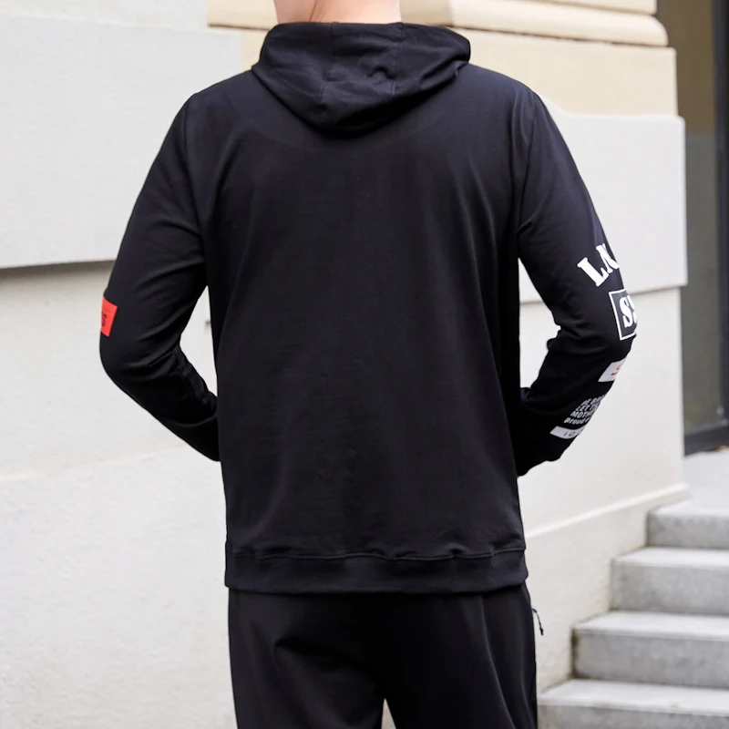 8xl plus size Shirt Men Brand 2020 New Fashion Men's Hooded Stitching Design Tops &amp Tees T Long Sleeve Slim Male | Мужская одежда