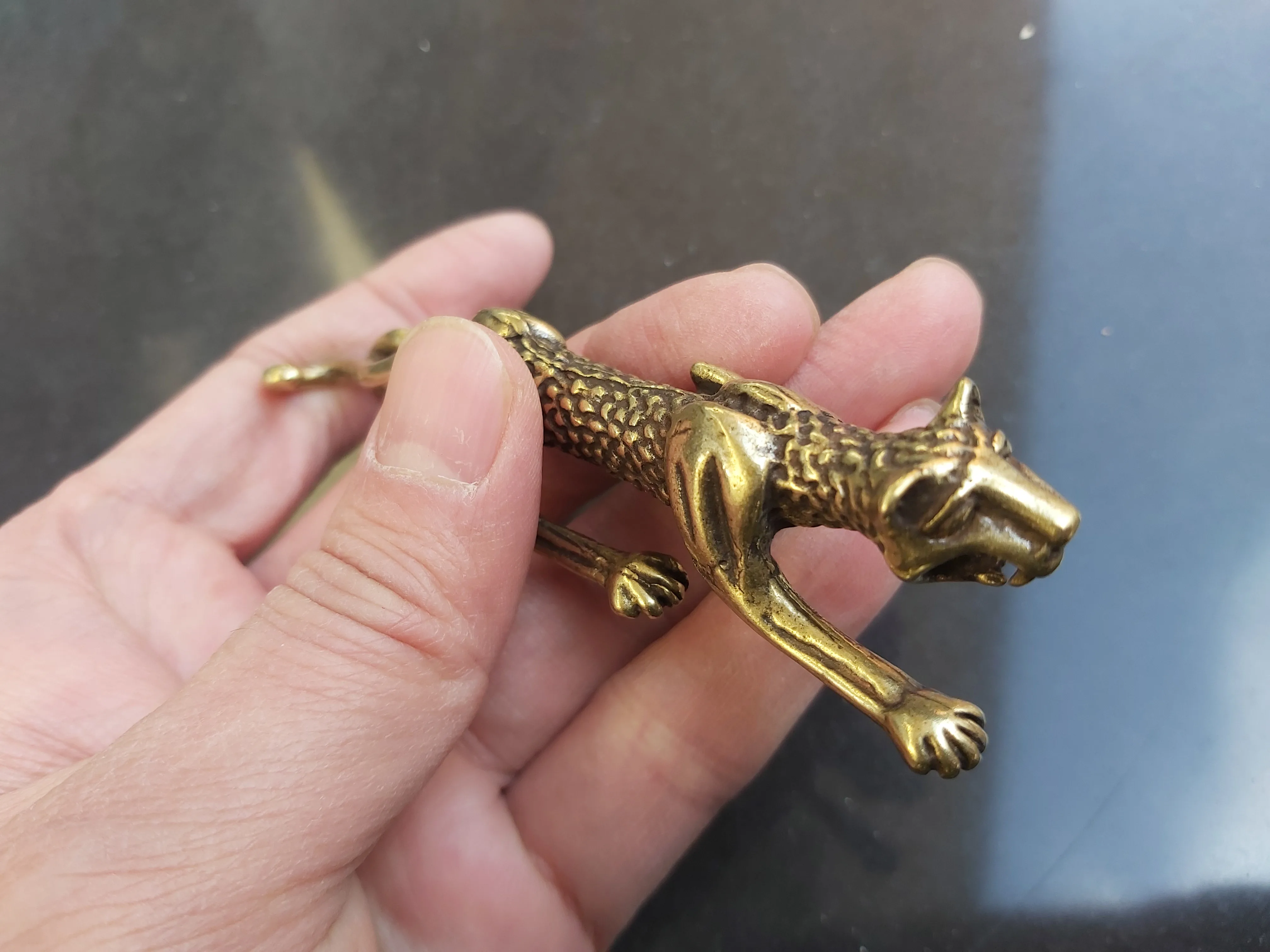 Античная статуя из чистой латуни медное украшение статуэтка религиозного