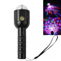 dj laser machines disco light stage colorful crystal led rgb flashlight dual use 3w crystal magic ball lights
