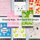 10 шт. поли почтовых отправлений, 10 X 13 Конверты Пластиковые пользовательские почтовые пакеты, полиэтиленовый почтовый конверт с самозапечатывающейся клейкой лентой