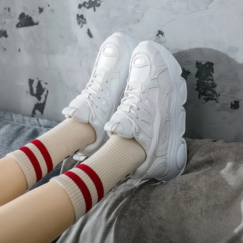 

Woman Bling Sneakers Comfortable Mesh Breathable Thick Sole Casual High Quality Non-slip Wear-resisting Tenis Feminino K19-60