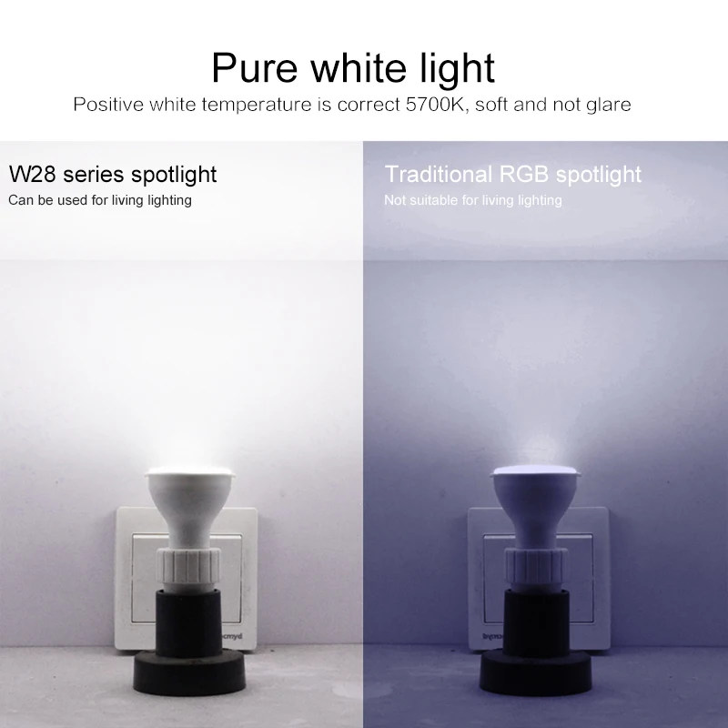 Светодиодная лампа 5 Вт разноцветная вращающаяся сценический светильник