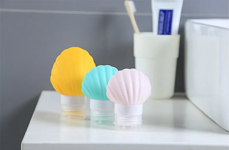 40 мл 90 MLShell силикагель Travel Kit Открытый гель для душа лосьон шампунь бутылка воды