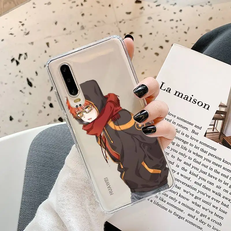 

707 Mystic Messenger Anime Phone Case Transparent for Huawei P20 P30 P40 lite pro P smart 2019 honor 8x 10i