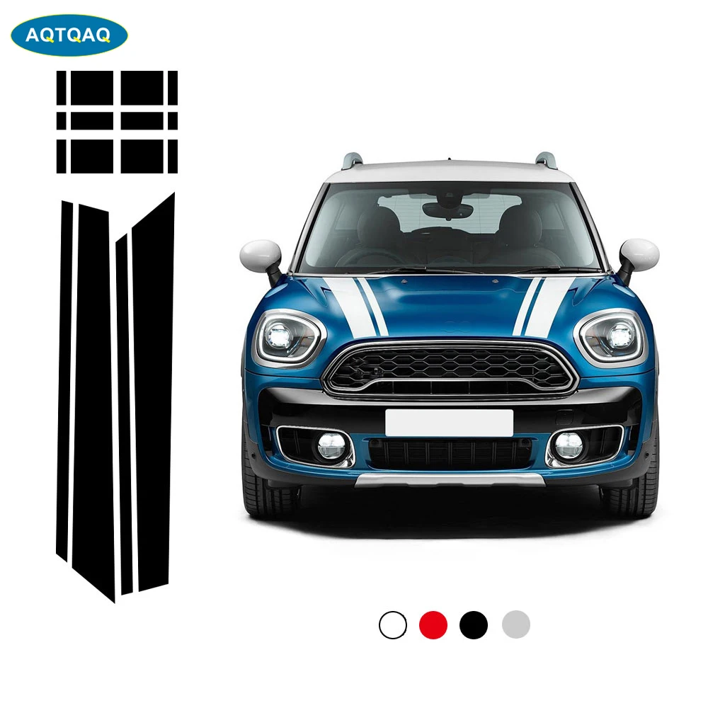 Виниловая наклейка на капот багажник двигателя полосатые наклейки для BMW Mini F60 1
