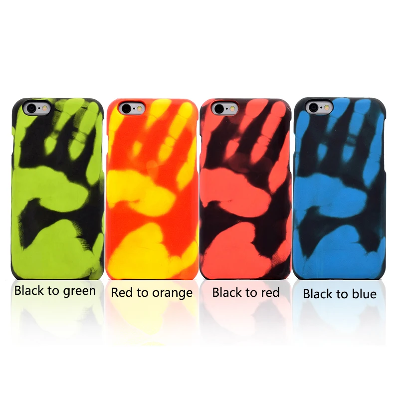 Мягкий чехол из ТПУ с изменяющимся цветом и термочувствительным датчиком для Iphone
