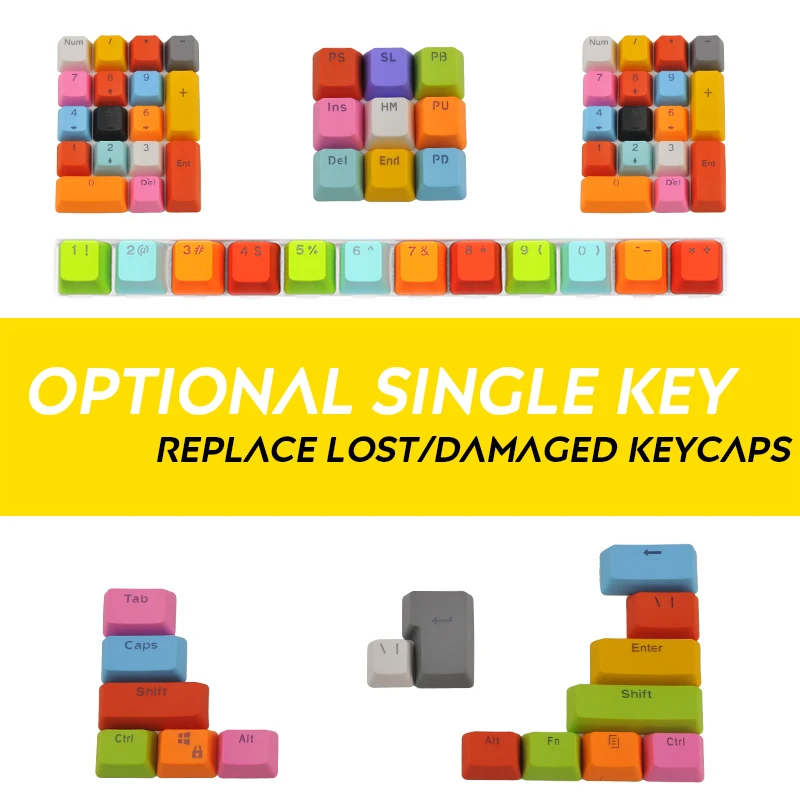 PBT подсветка keycap используется для замены утерянных/поврежденных OEM брелоков