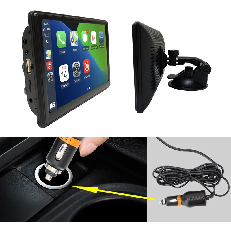 Портативный беспроводной CarPlay Androidauto для Volvo универсальный все модели Mirror Link