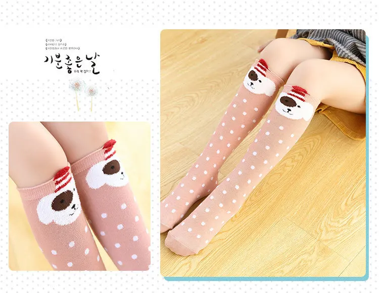 Лидер продаж, новинка, 35 стилей, детские гольфы с милыми персонажами для маленьких девочек хлопковые носки для танцев с лисой теплые мягкие гольфы для малышей