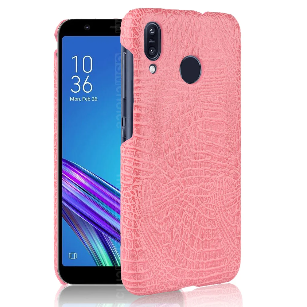Чехол для ASUS Zenfone Max (M1) ZB555KL защитный чехол из крокодиловой кожи противоударный |