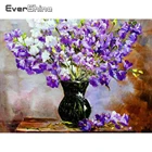 Evershine Алмазная вышивка, цветок, полный квадратный пейзаж, алмазная живопись, Набор для вышивки крестиком, Алмазная мозаика, набор для украшения, ручная работа