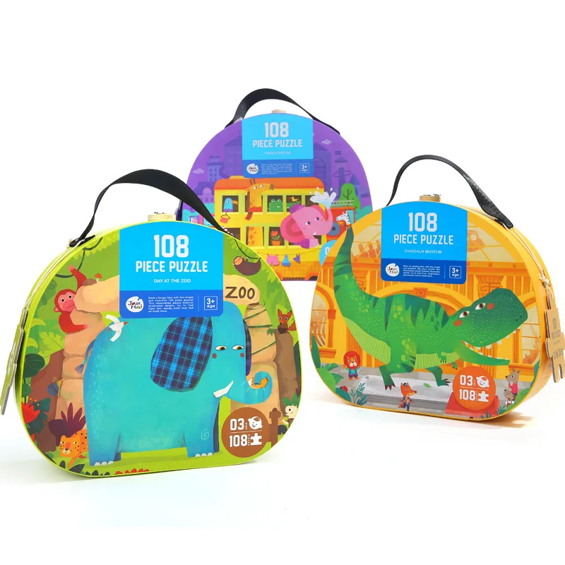 

Joan Miro Puzzles 108PCS Scene Puzzle Early Education Jigsaw Baby Intellectual Toys for Over 4Y Kids Baby Intellectual Toys