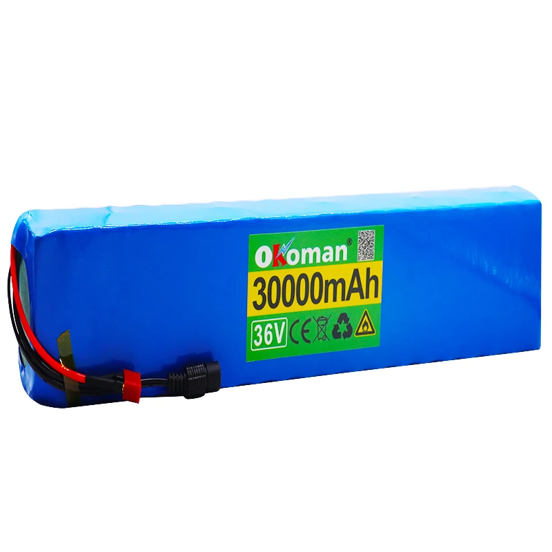 100% Оригинальный 36V 10S4P 30Ah батарея 500W высокая мощность батареи 42В 30000 мА/ч