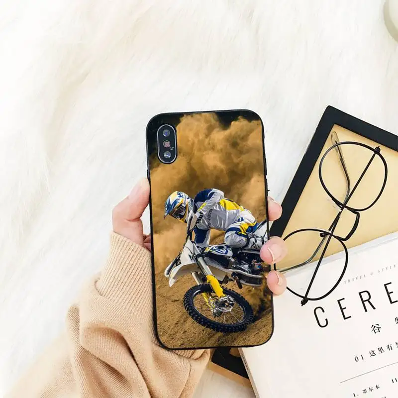 Yinuoda милый чехол для телефона мотокросса iPhone 11 8 7 6 6S Plus X XS MAX 5 5S SE 2020 XR pro | Мобильные