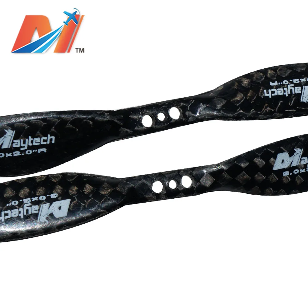 Maytech распродажа (2 пары) 3 пропеллер с отверстием углерода центровым мм для FPV