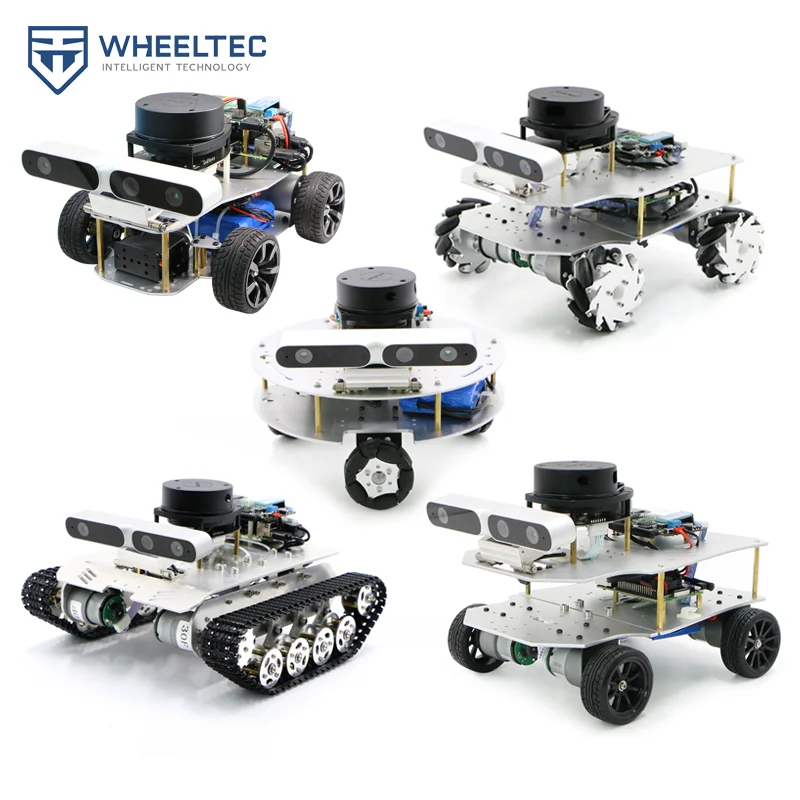 Bestellen ROS Roboter Ackerman Differential Unbemannte Auto McNum Rad Moveit Robotic Arm Raspberry Pi