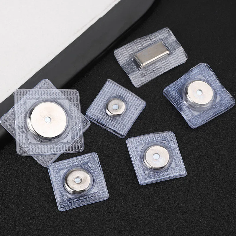 

5pairs/lot PVC Invisible Hidden Metal Strong Magnetic Snaps Button or Overcoat Handbag Garmentaccessories Scrapbooking DIY