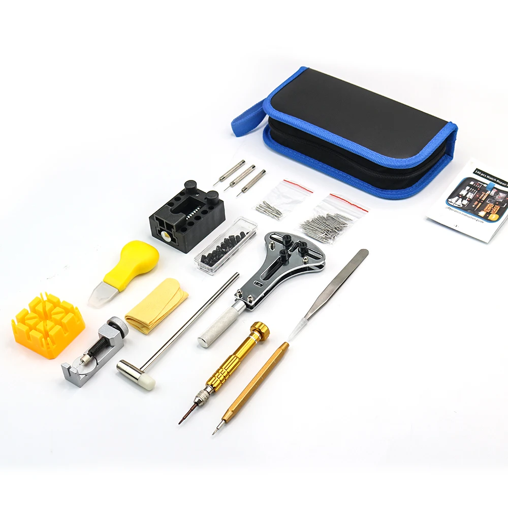 Инструменты для ремонта часов комплект с сумкой чехол профессиональный часы