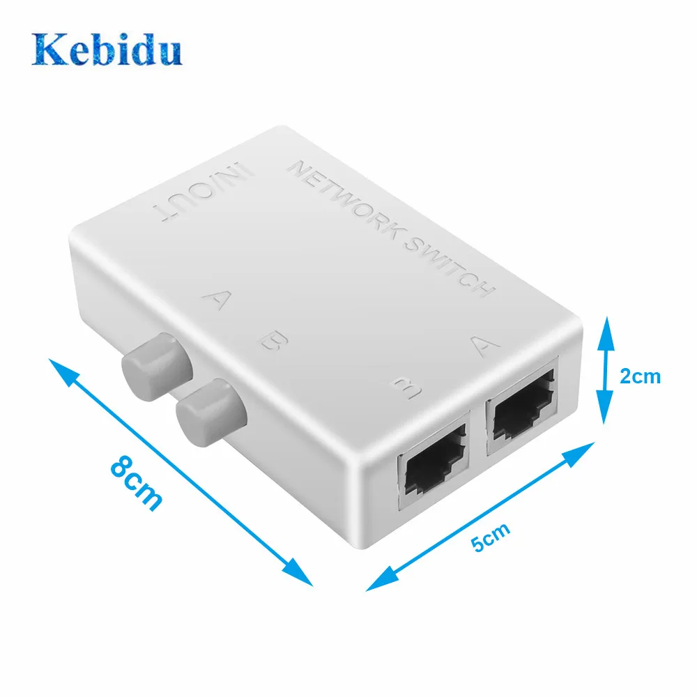 Сетевой коммутатор KEBIDU Ethernet устройство для подключения к Интернету RJ45 мини хаб с