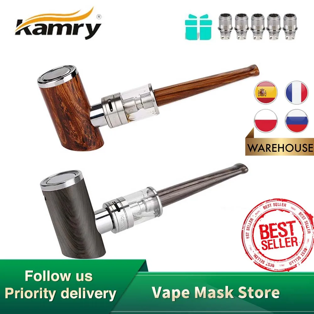 Оригинальный Kamry K1000 плюс EPipe комплект электронный кальян ручка 1000 мАч с 4 мл starter Kit