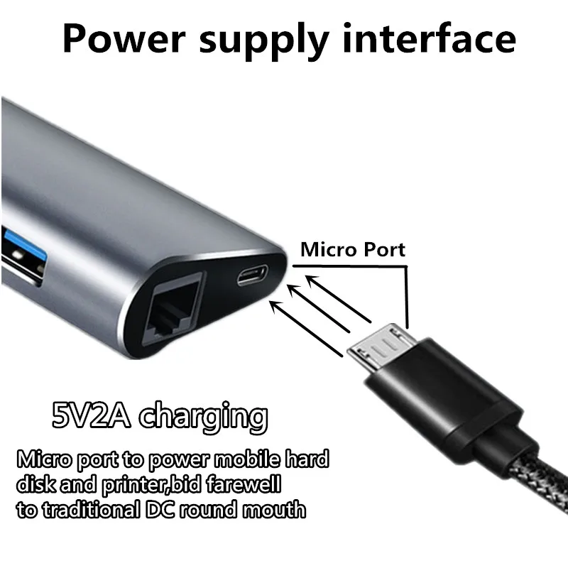 DUPILINK USB Ethernet 3 0 к RJ45 HUB для Xiaomi Mi Box 3/S телеприставка адаптер Сетевая карта 10/100/1000