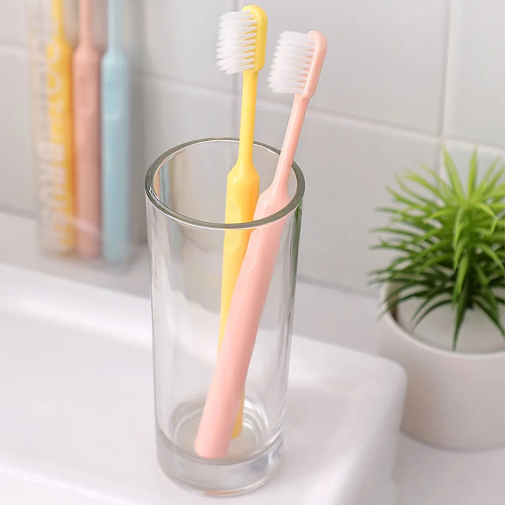 

3pcs Ultra-fine Soft Toothbrushes with Protective Cover Deep Cleaning Brush Soft Head Oral Care