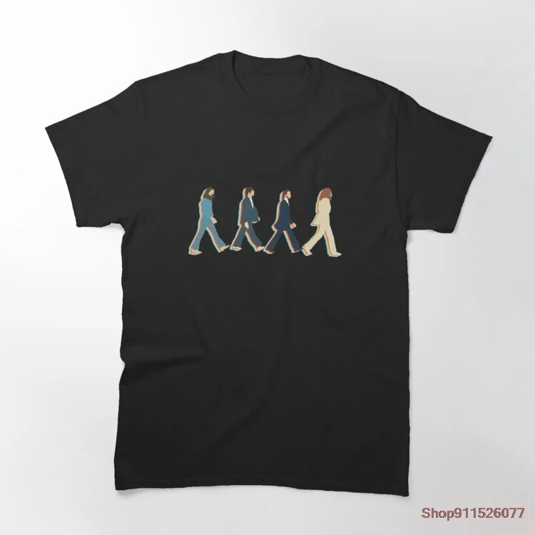Футболка abbey road Мужская/Женская свободная Повседневная модная рубашка с коротким