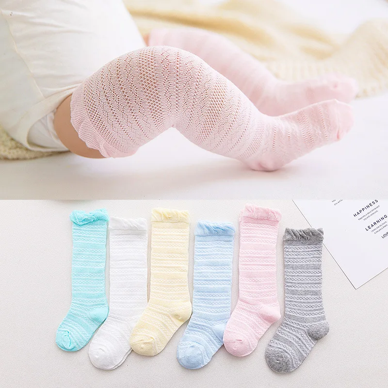 Носки от комаров новая сетчатая однотонная детская трубка ультратонкая не