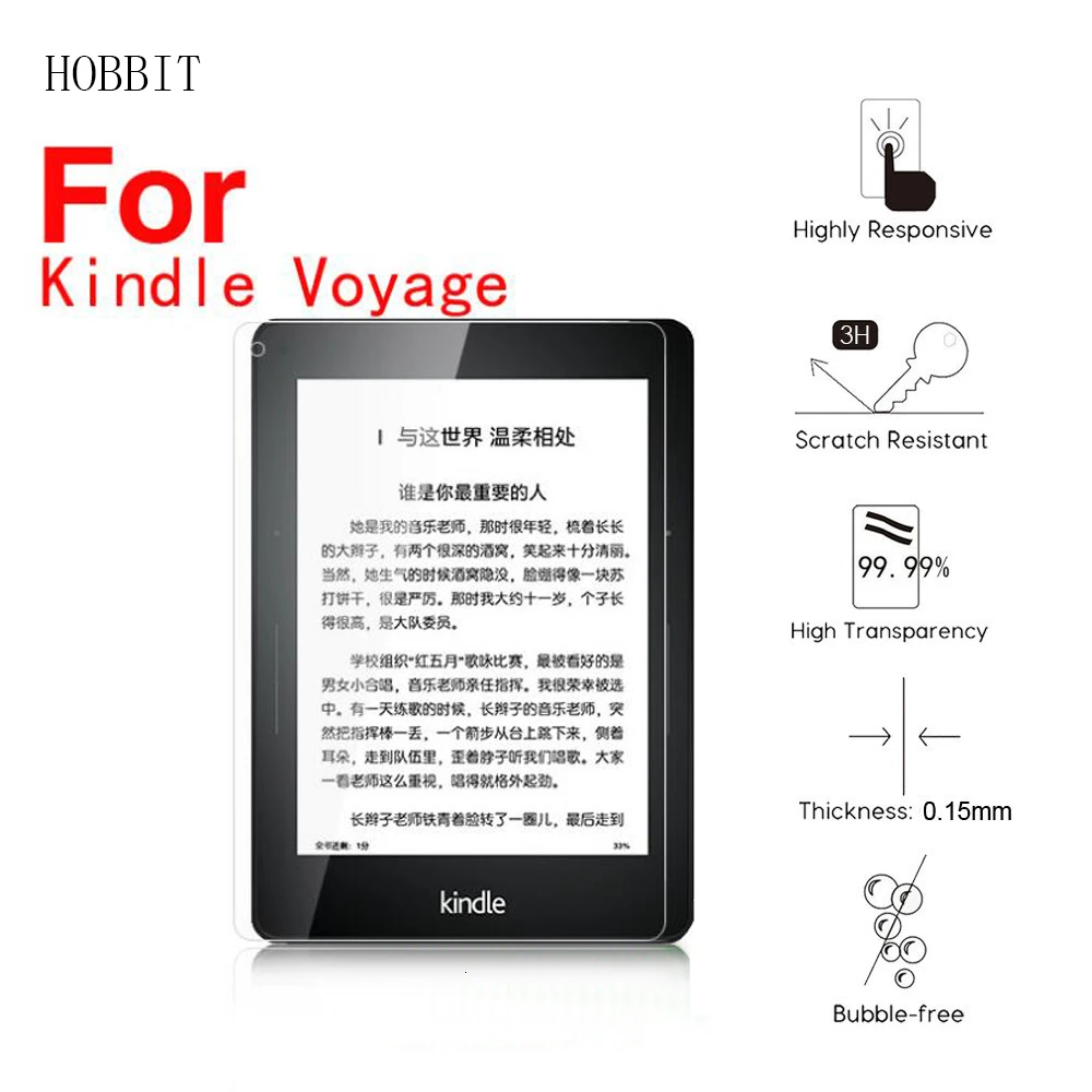 

3Pack Tablet LCD Clear PET Screen Protector For Kindle Voyage Scratch Proof Explosion-proof High Definition Screen Guard Film