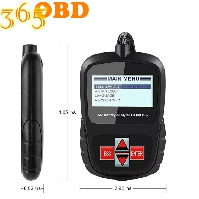Тестер автомобильного аккумулятора FOXWELL BT100 PRO 6 в 12 В для утопленного AGM GEL от 100 до