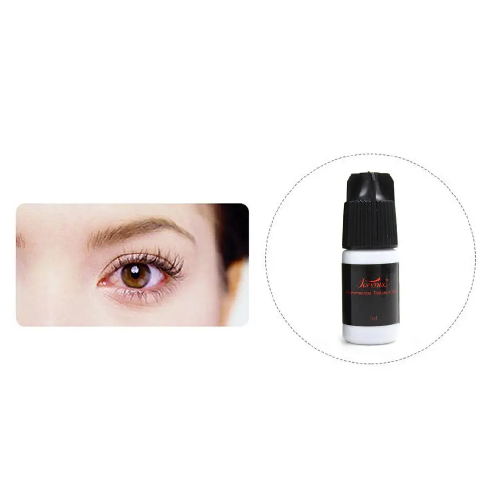 

Fast Drying Eyelash Glue No Odor No Irritation Lasting Makeup Waterproof False Lashes Extension Adhesive Black Strong Sticky